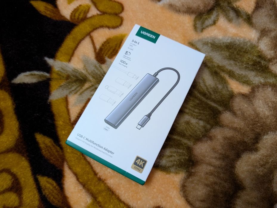 USB хаб UGREEN CM478 (Док-станція) USB Type-С HDMI 4K