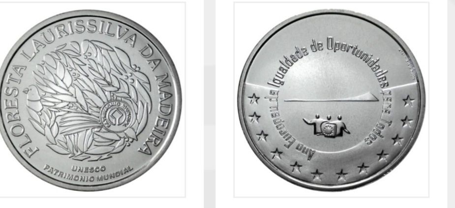 58  moedas de 5 euros portuguesas
