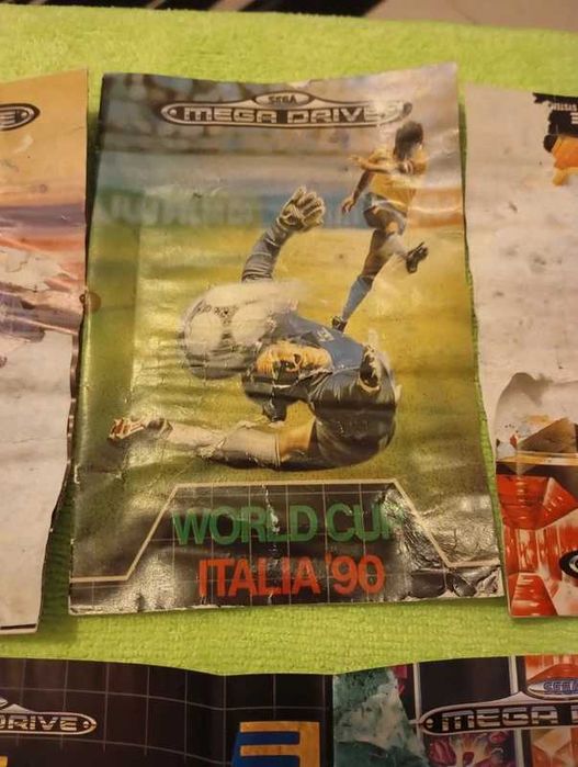Capa e manuais Sega Mega Games 1
