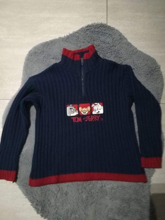 Tom and Jerry sweter chłopięcy 116/122cm