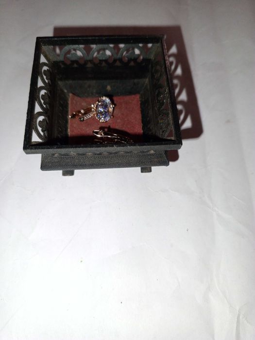 Винтаж Шкатулка СССР с инкрустацией.