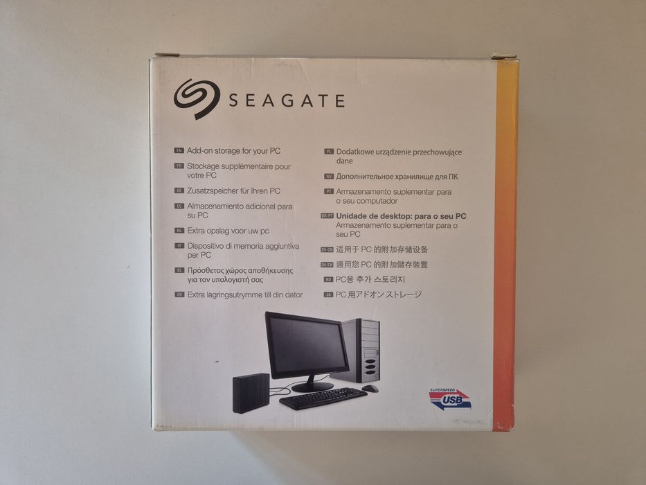 Dysk Zewnętrzny Seagate Expansion Desktop Drive 14TB PC USB HDD ŁÓDŹ