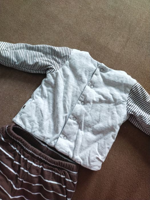 Ocieplany komplet spodnie bluza Mothercare 68