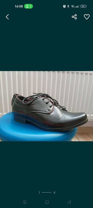 Buty eleganckie  do komuni dla chłopca 31