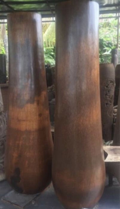 Vasos tronco de palmeira