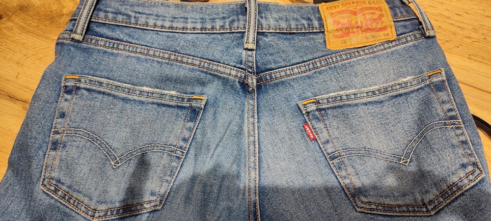 Męskie spodnie jeansowe Levi's W30  L34