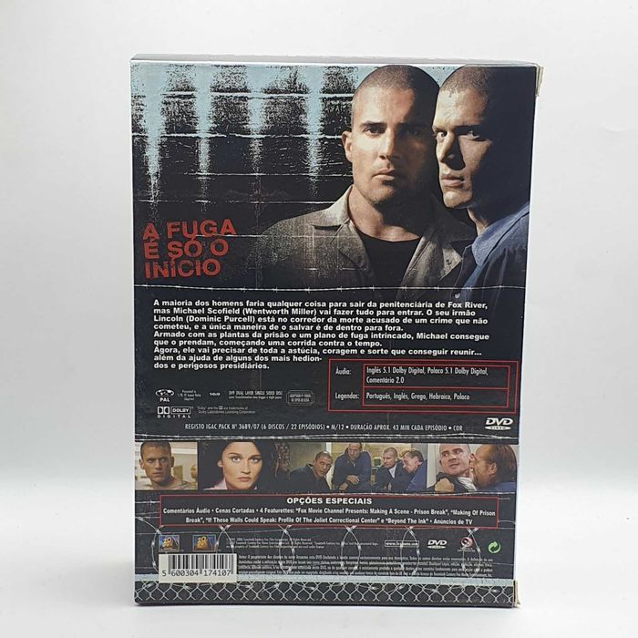 Série Prison Break 1ª Season (6xDVD) Ref. VS-VI