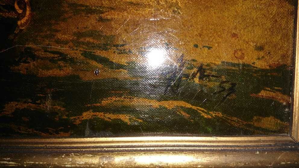 Quadros pintados à mão. Óleo sobre tela64730287859843123