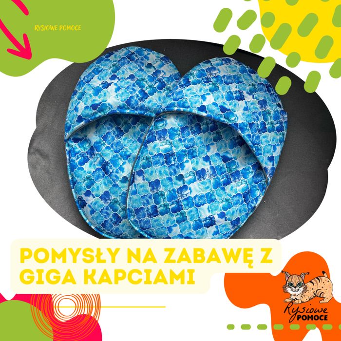 Giga kapcie animacyjne, kapcie XXL
