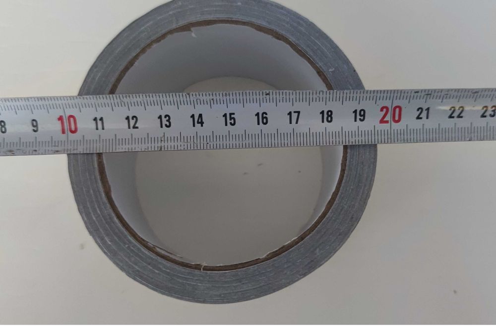 Taśma folia aluminiowa naklejana 5cm x 20m 1rol,uszczelnienie,izolacja