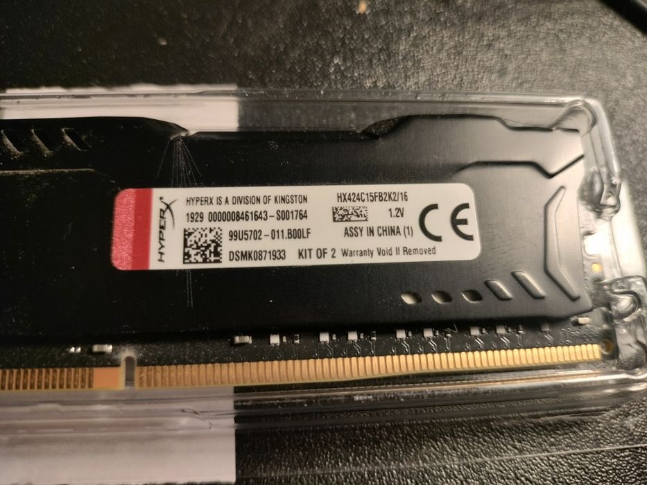 Ram ddr4 2400mhz 8gb Hyperx fury