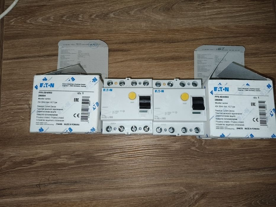 УЗО PF6-40/4/003, Диф. автомат 20 А, 30 мА, PFL6-2