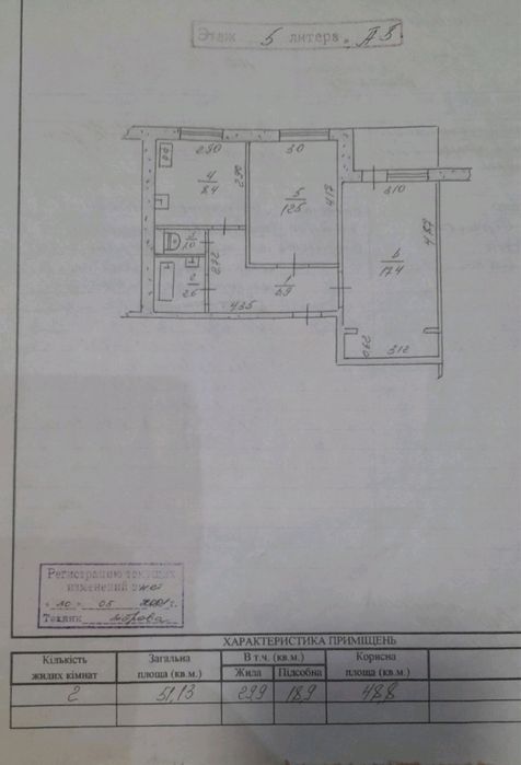 Продаж 2-кімн квартири за                                      10 000$