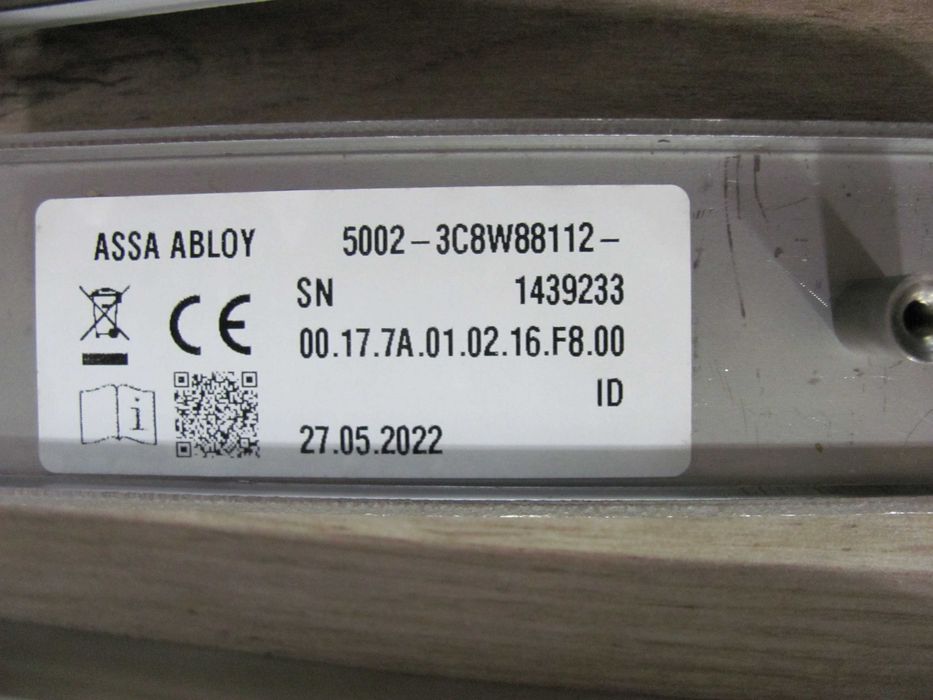 2 Elektroniczne zameki do drzwi drzwi na kod ASSA ABLOY Aperio E100