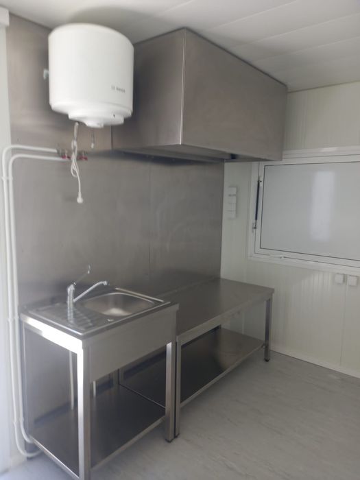 Contentor de 4m x 2,20m cozinha/street food,