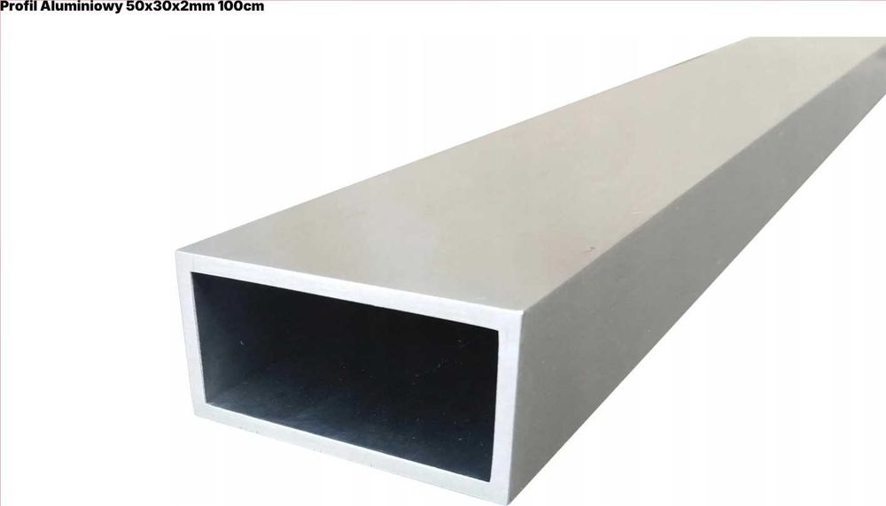 Profil Aluminiowy 50x30x2mm  Nowy  80 mb.