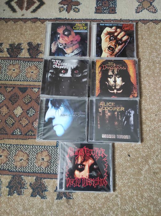 Alice Cooper 7 CD ліцензія нові (King Diamond,Ozzy Osbourne)