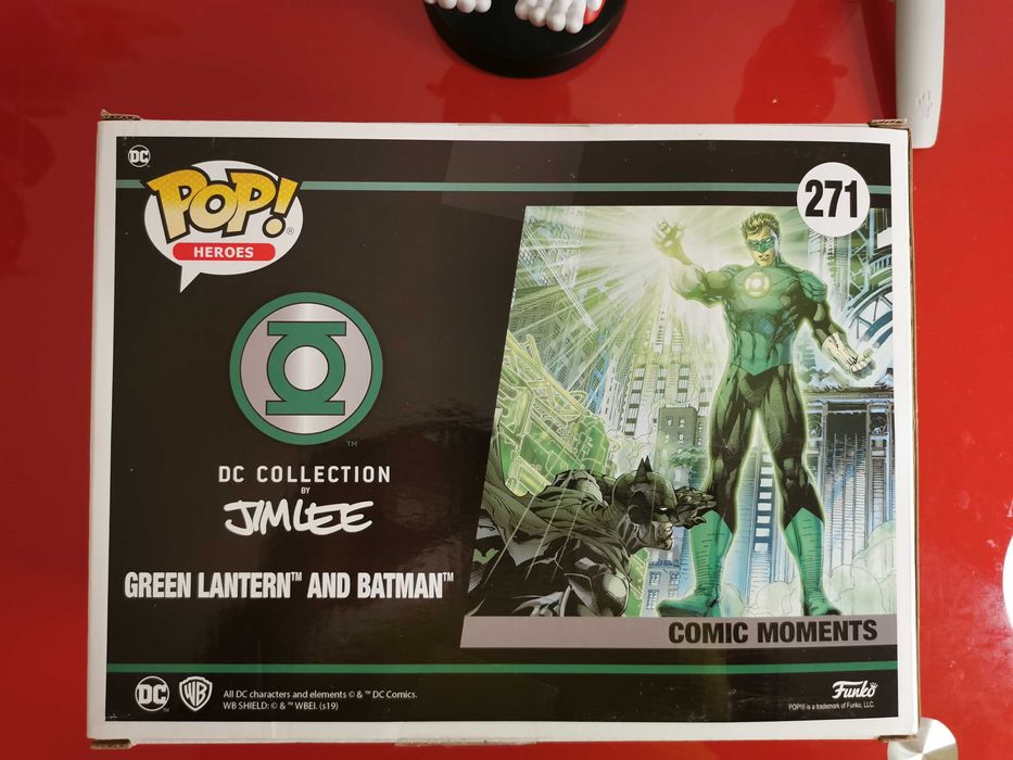 Funko Pop Green Lantern and Batman Comic Moments