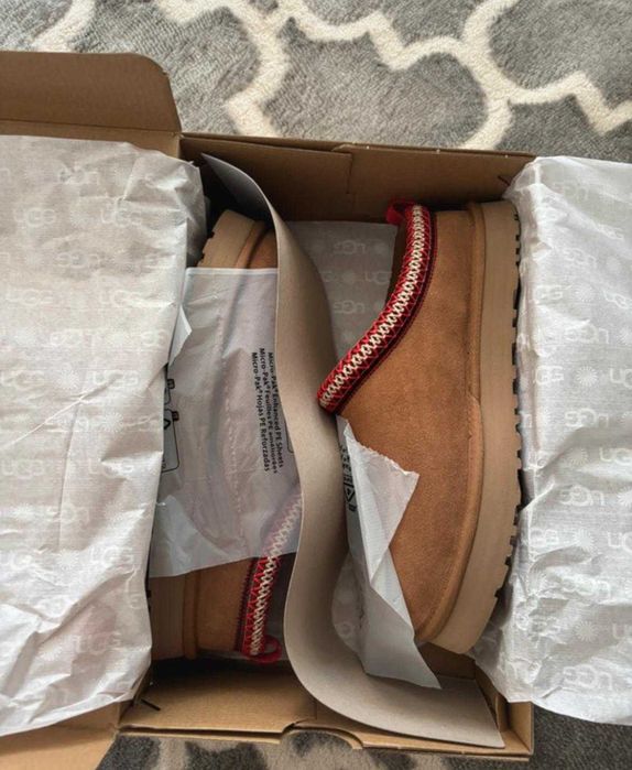 UGG TAZZ brazowe buty ocieplane wełniane nowe damskie obuwie 36-41