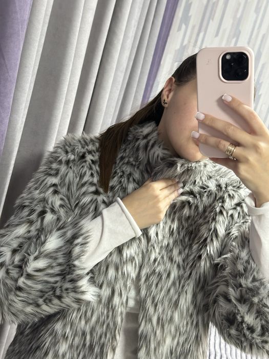 Еко шуба лама S/M автоледі