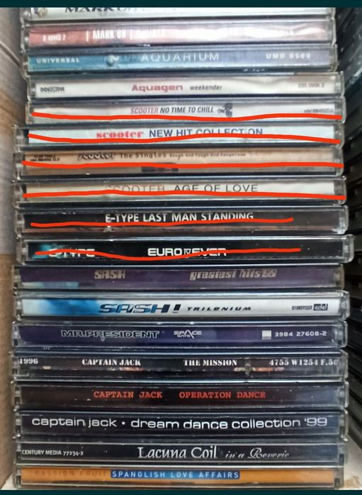 Techno Euro Dance Italo Disco Space Synth New Romantic Electro Pop CD