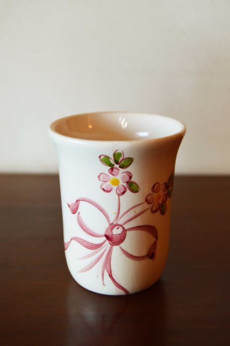 Conjunto de 2 Peças de Cerâmica Vestal Alcobaça para Casa de Banho.