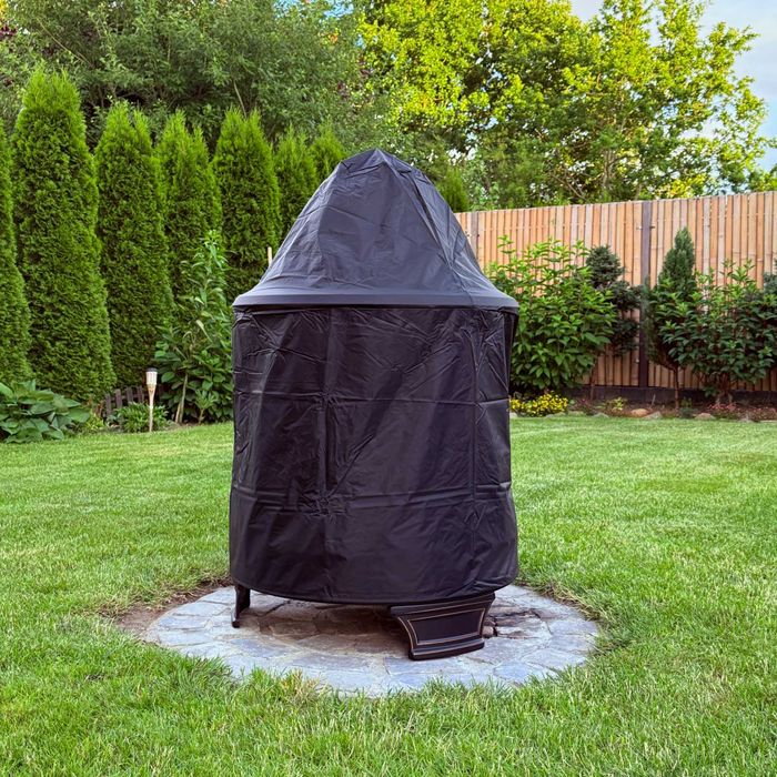 HUO Grill Palenisko Ogrodowe kominowe z Funkcją Grilla BBQ