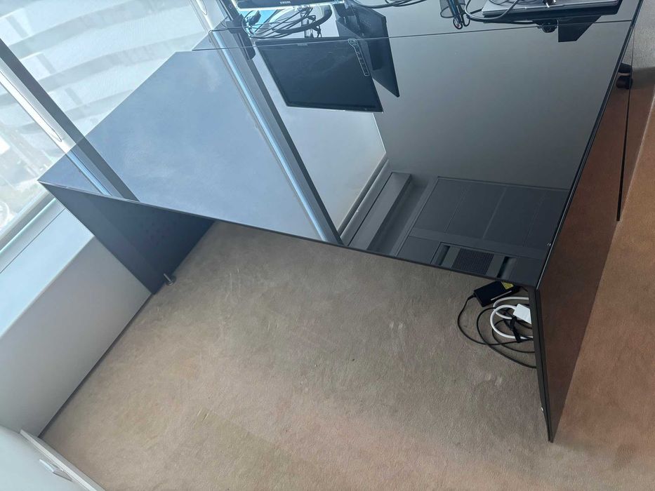 Mesa de Escritório c/ Tampo de Vidro 170x80cm