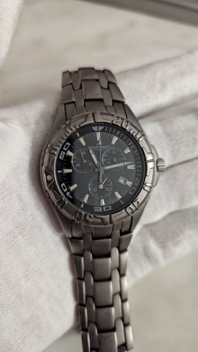 Часы Jacques lemans Titanium 1-1199, Casio edifice EF 500, годинник хронограф