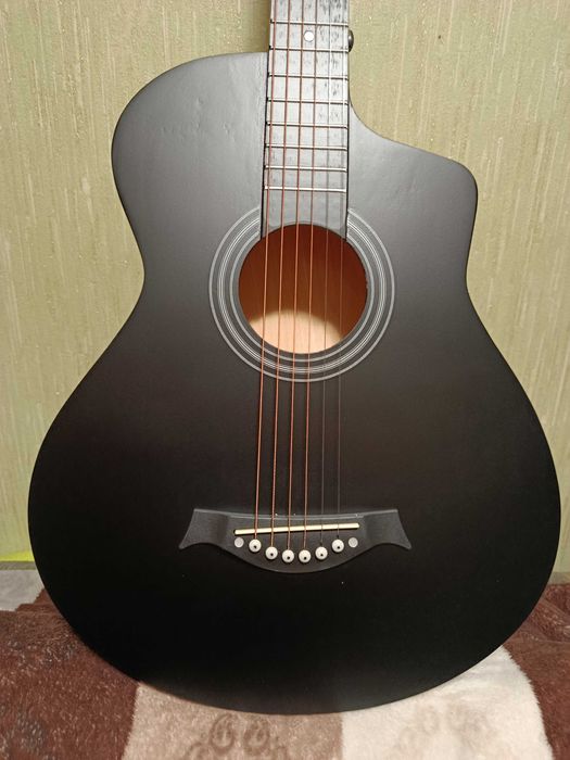гитара черная акустическая