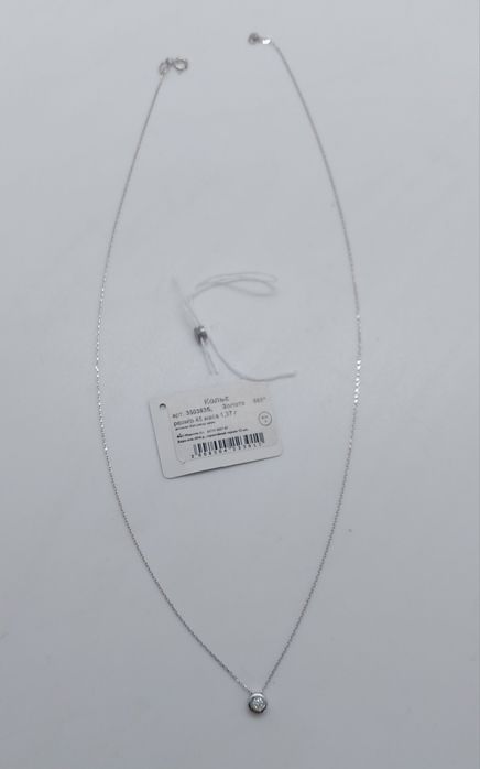 Колье из белого золота