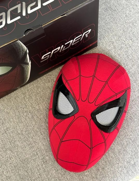 Máscara Homem Aranha Premium Tamanho Real