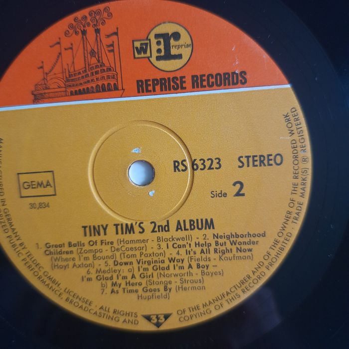 TINY TIM'S 2ng Album 1969