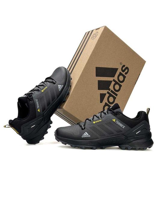 !SALE! Кросівки Adidas Swift R3 Gore-Tex Dark Grey Black Premium 41 42 43 44 45 46