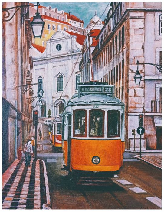 Pintura acrílica de cores fortes !