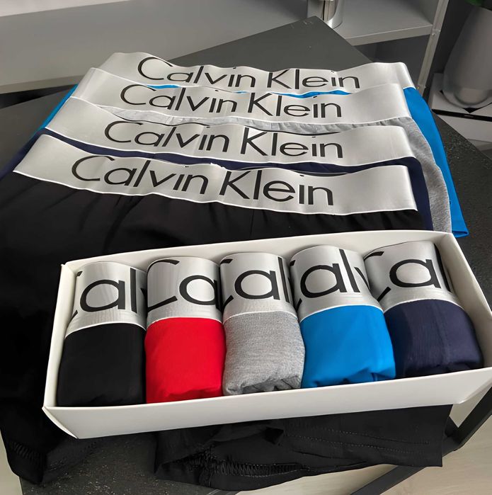 3шт - 330грн Труси чоловічі Calvin Klein Кельвін Кляйн Боксери Комплект