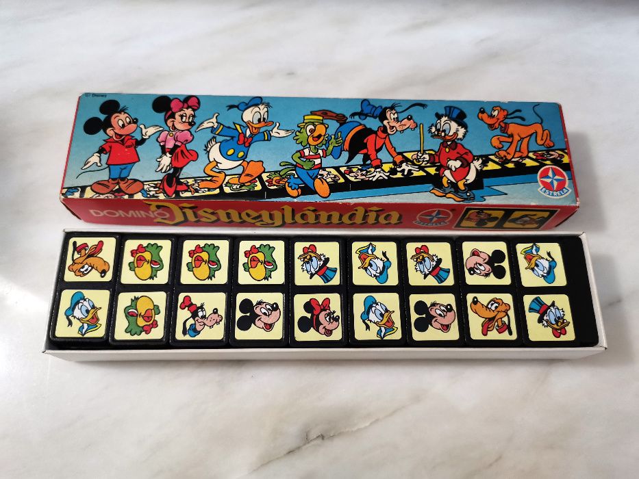 Jogo do Dómino Disneylândia Mickey Mouse Estrela Brasil Disney