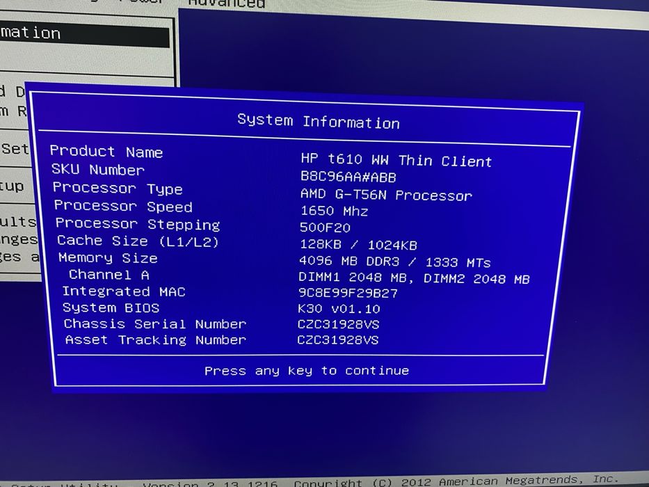 Тонкий клієнт комп’ютер HP t610 Thin Client