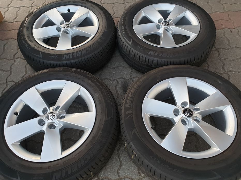 Koła Letnie Alu 17" Skoda Kodiaq 5x112 SuperStan 7mm Oryginalne
