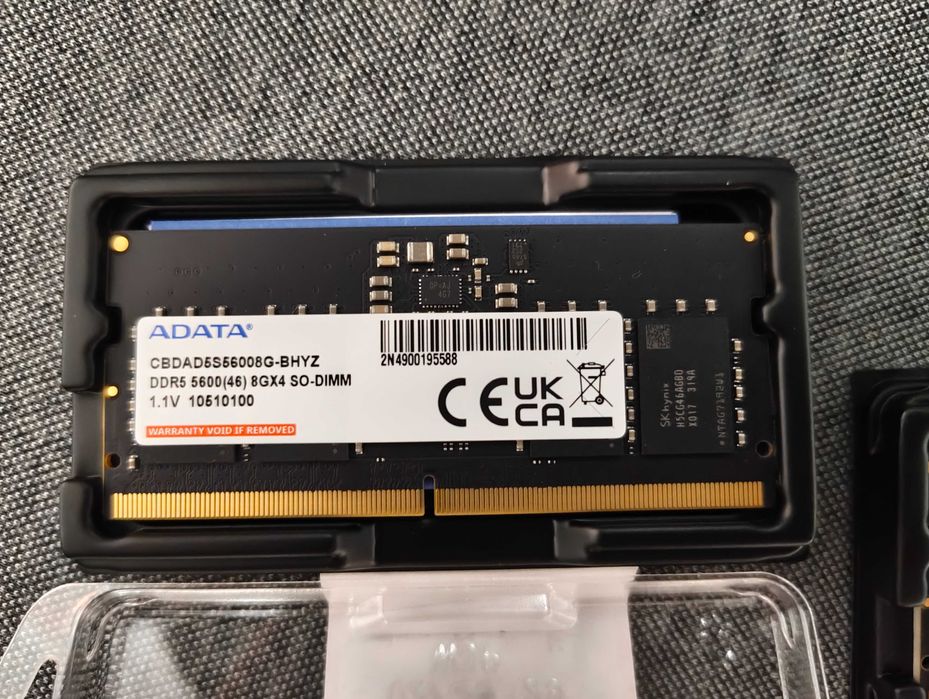 Pamięć RAM ADATA 16GB (2x8GB) DDR5 5600MHz SO-DIMM - do laptopa