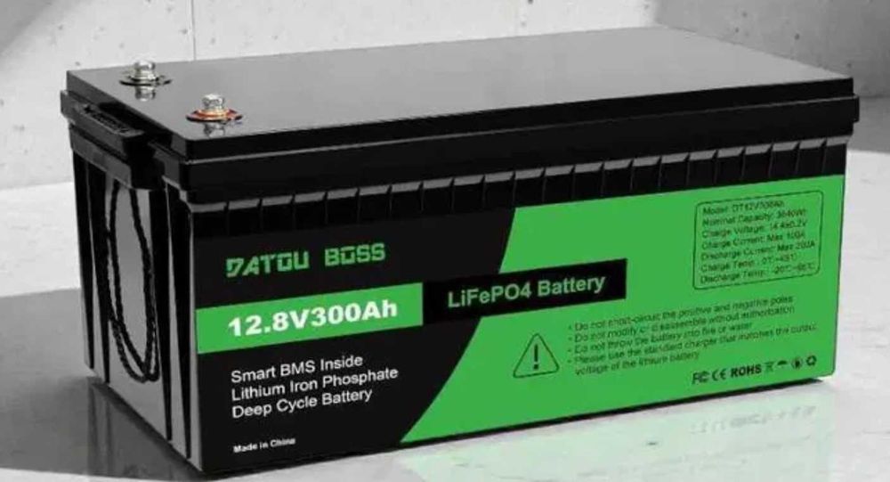 Літійзалізофосфатний акумулятор DATOUBOSS з BMS 12.8В 300Ah LiFePO4