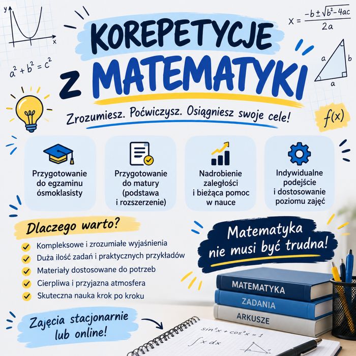 Korepetycje z matematyki – zrozum, polub i osiągaj lepsze wyniki!