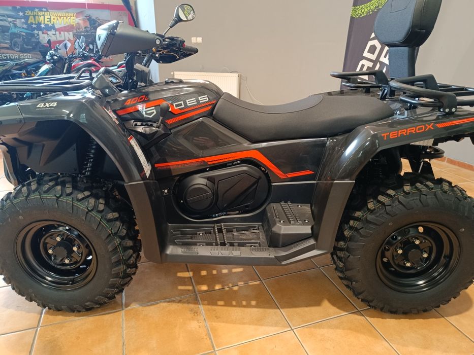 Wielki QUAD CF MOTO GOES TERROX 400 Homologacja 4X4 Wyciągarka RATY