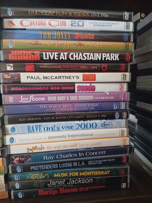 Concertos e filmes Dvd