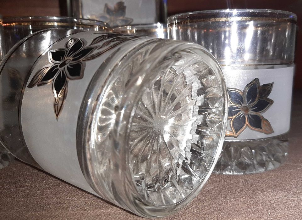 Коньячный набор. Графин и 6 стаканов. Италия