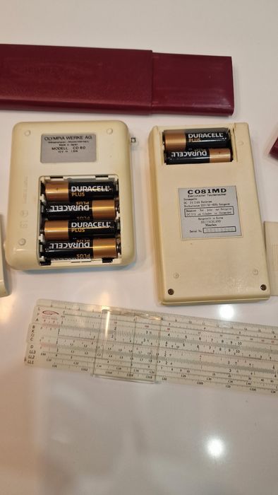 Calculadoras electrónicas antigas