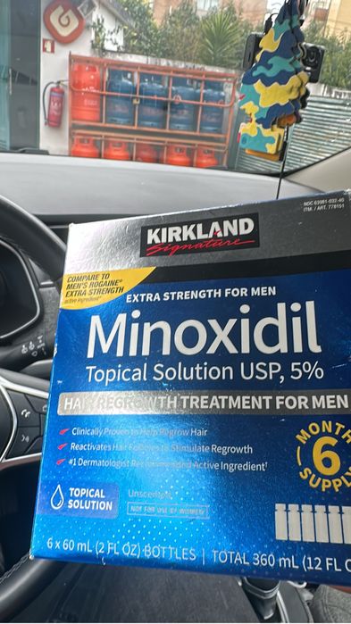 Minoxidil kirkland e Foligain extra forte