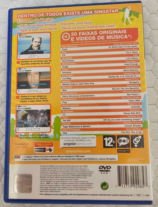 SingStar Summer Party para PS2