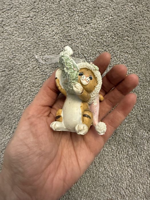 Іграшка на ялинку котик різдвяний