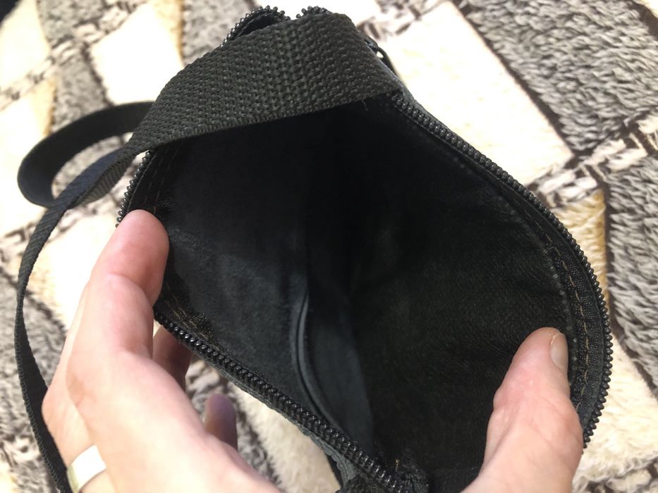 Сумка барсетка натуральная кожа чехол бананка